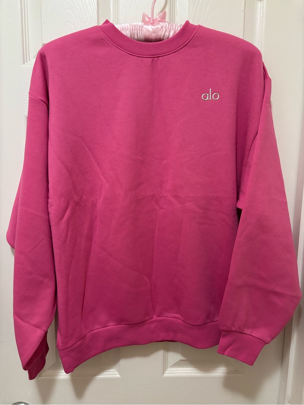 ALO Yoga Crewneck Sweatshirt — Paradise Pink size large